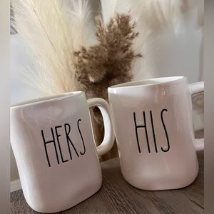Rae dunn his & hers mugs